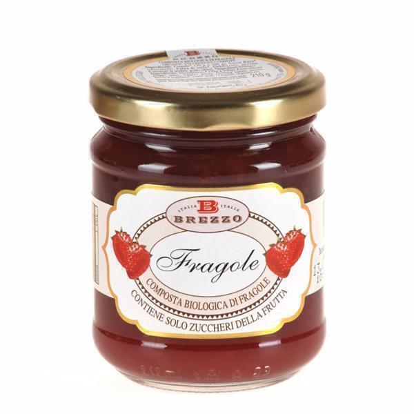 Saveurs de Tosca - Compote Confiture de fraise BIO - 210 gr Italienne Brezzo Saveurs de Tosca - Compote Confiture de fraise BIO - 210 gr Italienne Brezzo