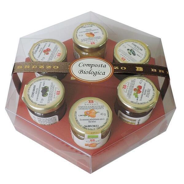 Saveurs de Tosca - Coffret Collection 6 Compotes Bio haute qualité 100% italienne - Saveurs de Tosca - Coffret Collection 6 Compotes Bio haute qualité 100% italienne -