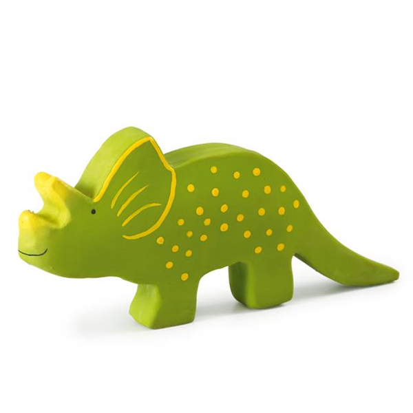 Tikiri - Dinosaure en caoutchouc naturel Triceratops