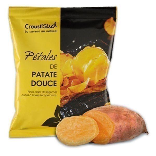Croustisud - Chips pétales de patate douce 70g