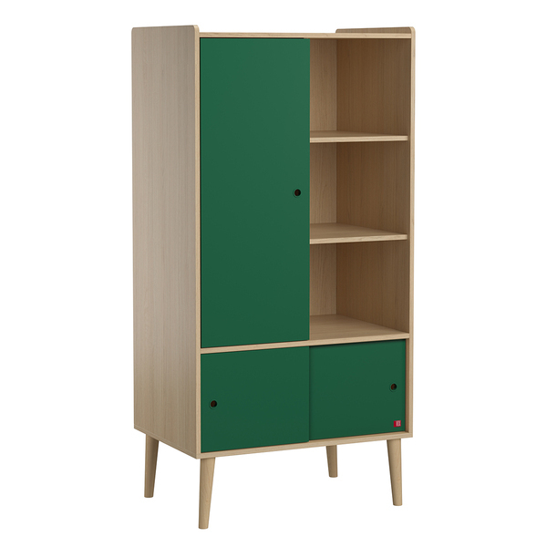 Vox - Armoire 1 porte Retro - Bois Vert Vox - Armoire 1 porte Retro - Bois Vert