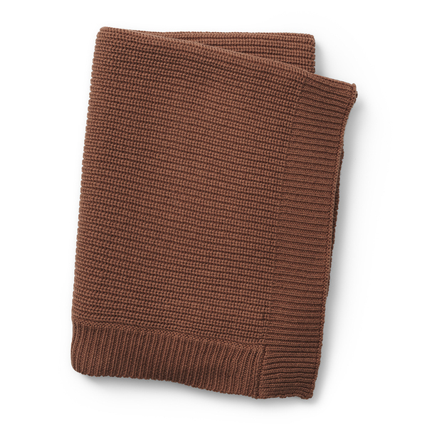 Elodie Détails - Couverture tricot laine Burned Clay Elodie Détails - Couverture tricot laine Burned Clay