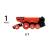 33592 Locomotive Rouge Puissante a Piles