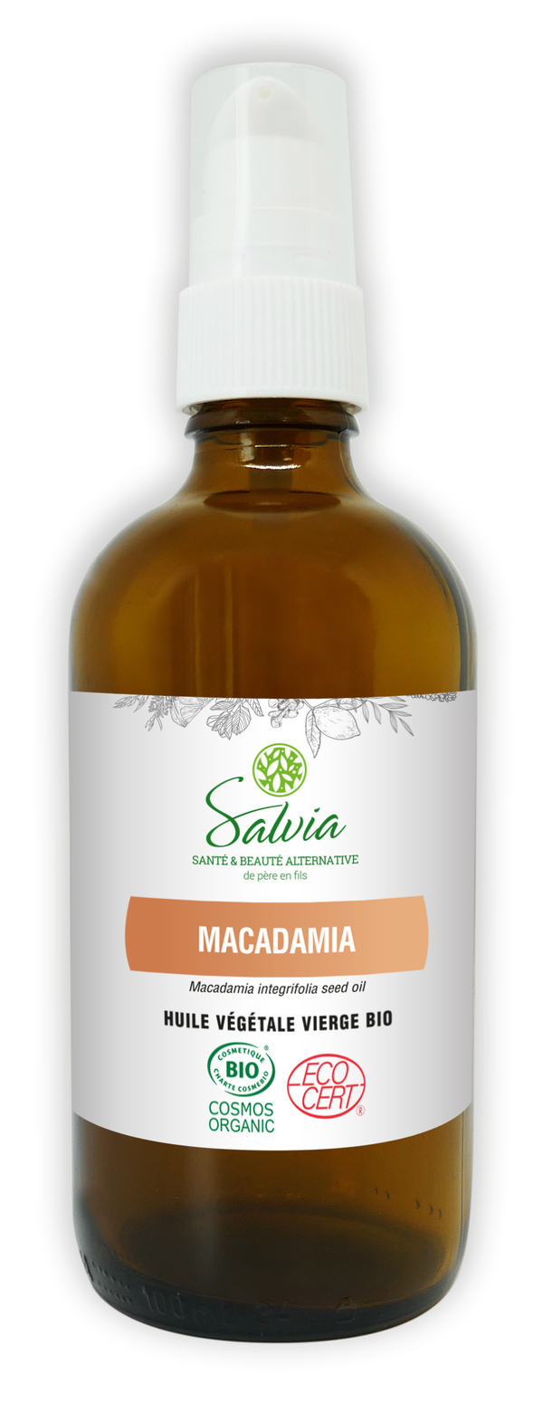 Salvia - Huile végétale de Macadamia bio*** - 100mL Salvia - Huile végétale de Macadamia bio*** - 100mL