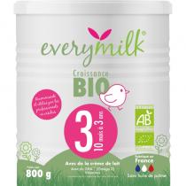 Everymilk - Lait infantile Bio everymilk 3 croissance de 10 mois à 3 ans -