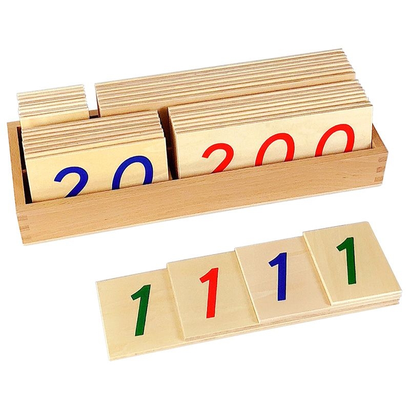 MontessoriSamuserAutrement - Grandes cartes des nombres MontessoriSamuserAutrement - Grandes cartes des nombres