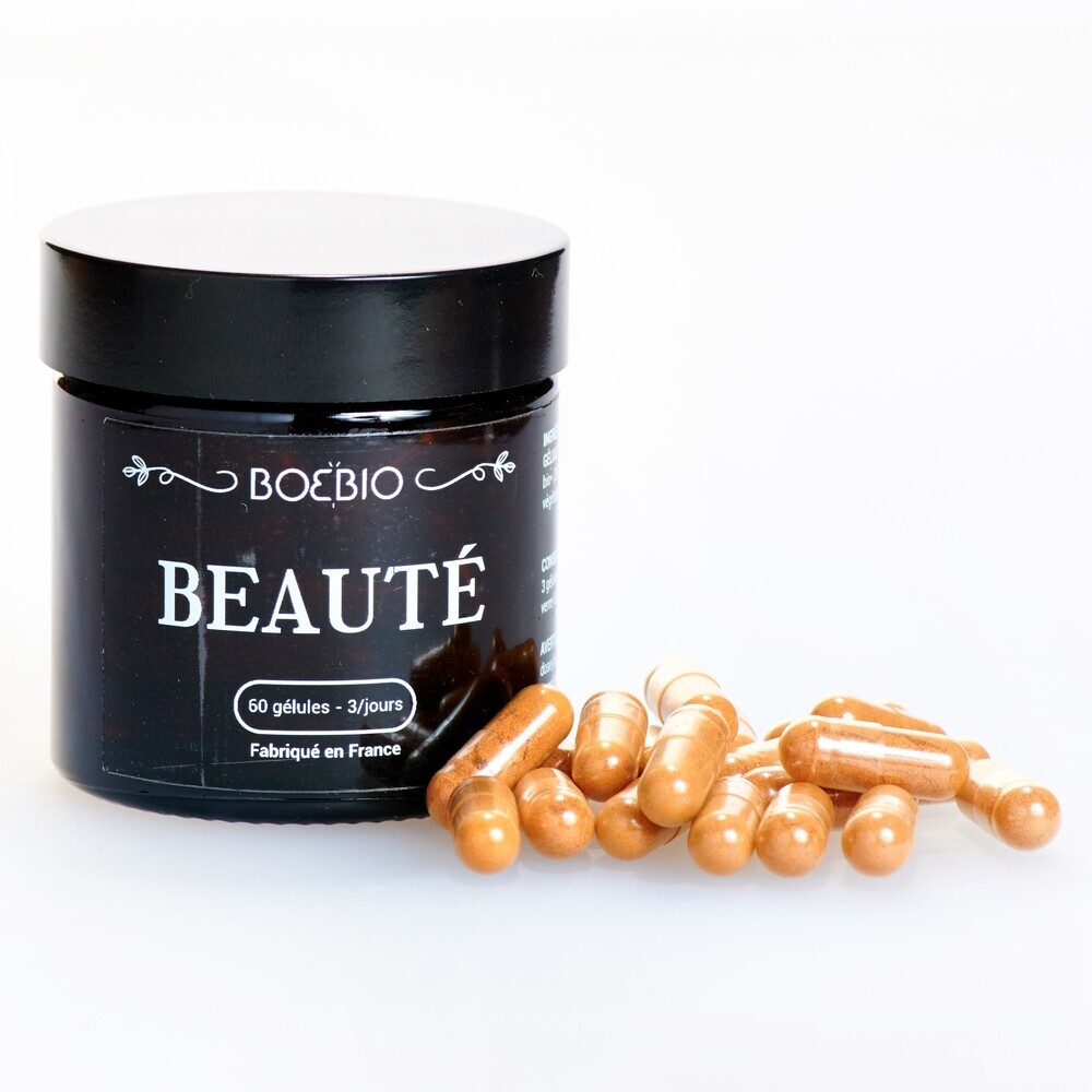 Bioptimal - Beauté - BoeBio - Peau Grasse - Urucum - Bardane Bio 60 gélules Bioptimal - Beauté - BoeBio - Peau Grasse - Urucum - Bardane Bio 60 gélules