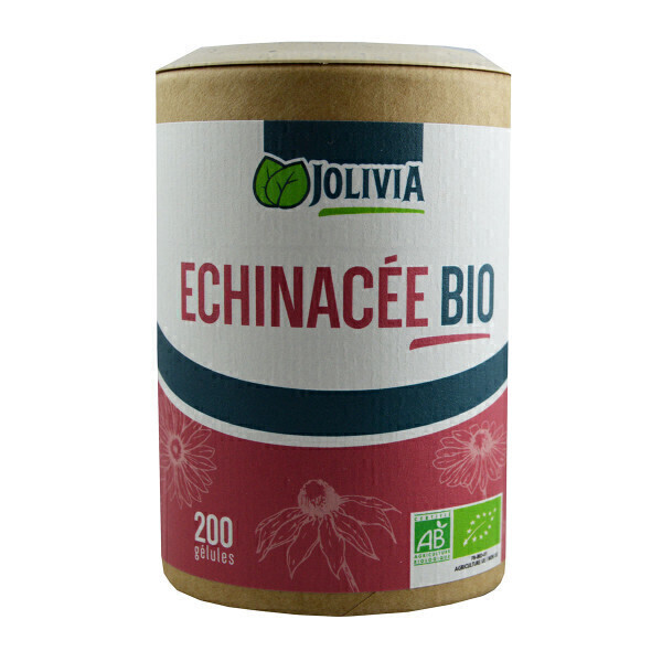 Jolivia - Echinacée Bio - 200 gélules végétales de 210 mg