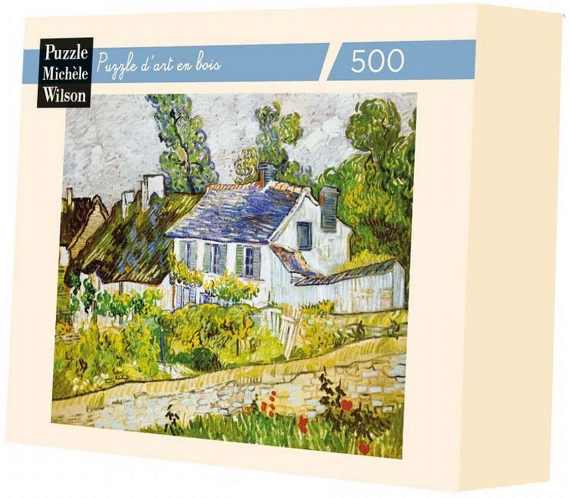 Michèle Wilson - Puzzle MW 500 Pièces Maisons A Auvers VAN GOGH Michèle Wilson - Puzzle MW 500 Pièces Maisons A Auvers VAN GOGH