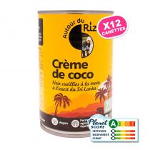 Autour du Riz - Crème Coco (23% de MG) Equitable et Demeter - Colis 12 x 400 ml