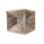 Table d appoint en bois cube gris