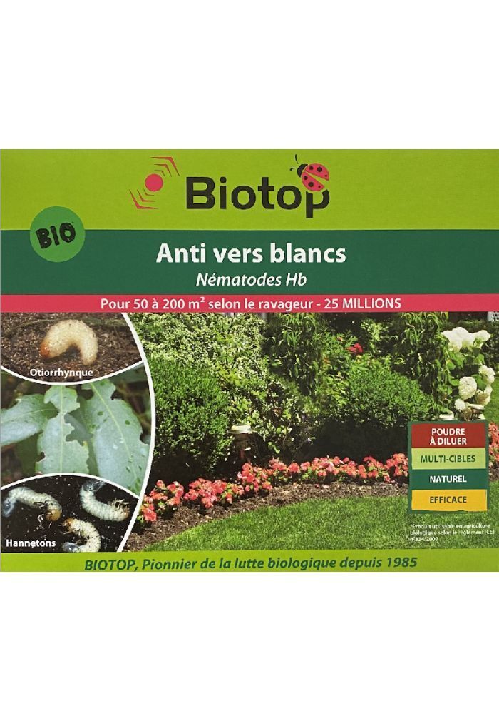 Biotop - Nématodes utiles  HB anti vers blancs (25M)