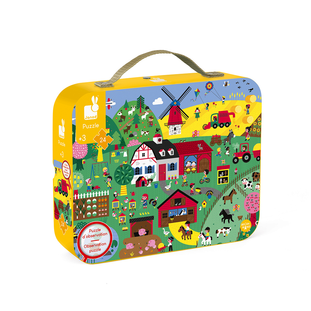 Janod - Puzzle observation la ferme 24 pcs Janod - Puzzle observation la ferme 24 pcs