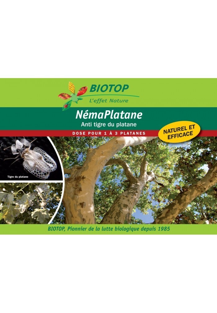 Biotop - Nématodes utiles spécial platanes némaplatane
