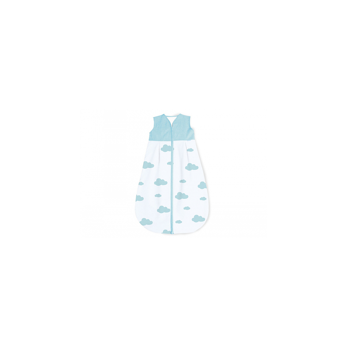 Pinolino - Gigoteuse en percale Wölkchen bleu clair hiver 110 cm Pinolino - Gigoteuse en percale Wölkchen bleu clair hiver 110 cm