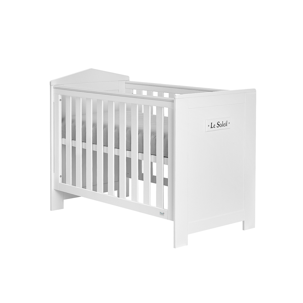 Pinio - Lit bébé 60x120 Marsylia MDF - Blanc Pinio - Lit bébé 60x120 Marsylia MDF - Blanc