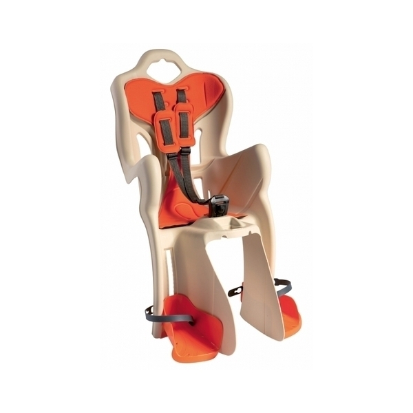 Siege Bebe Pour Velo B One Standard Beige Orange Bellelli