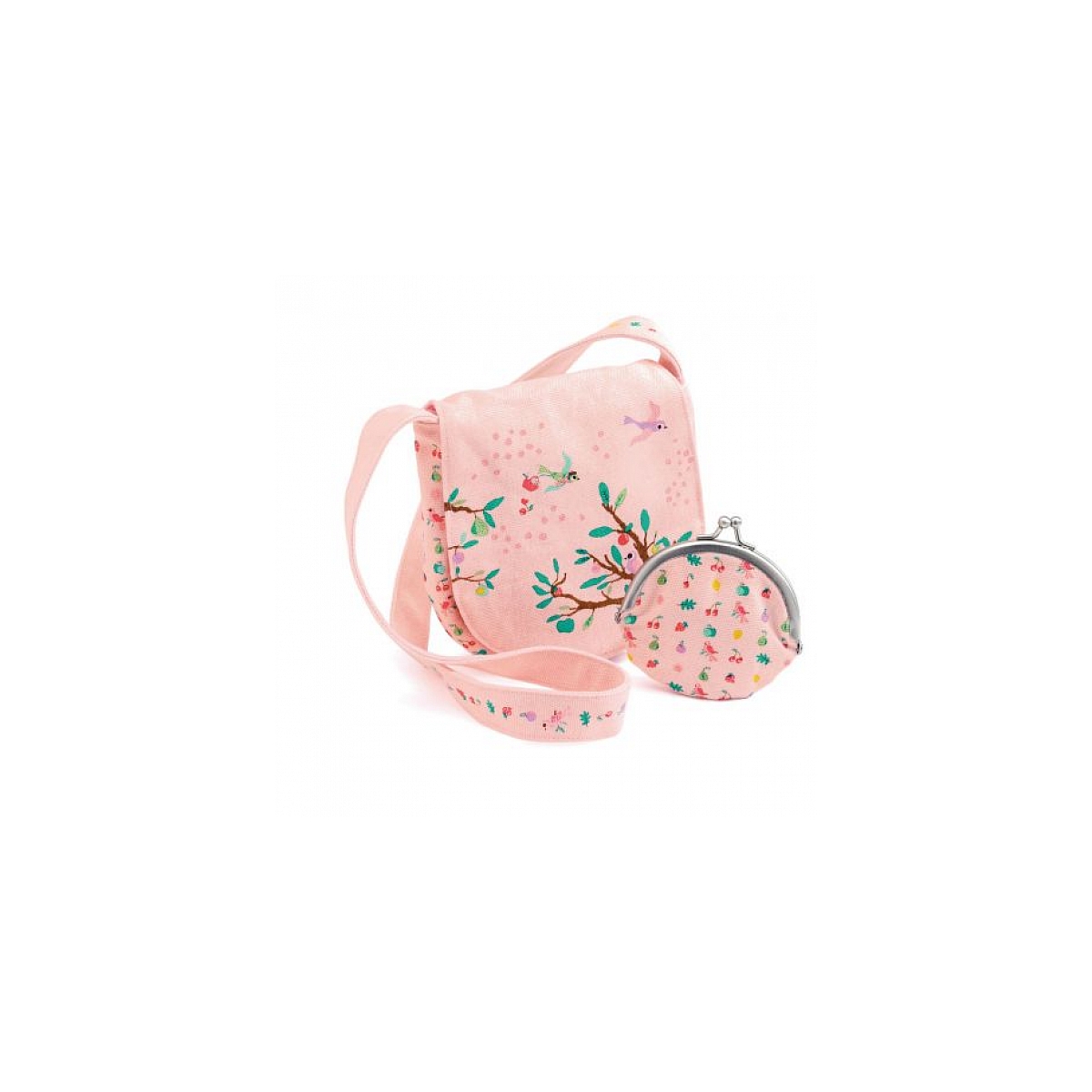 Djeco - Sac et porte monnaie Jardin d ete Djeco - Sac et porte monnaie Jardin d ete