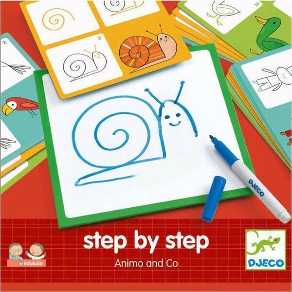 Djeco - Step by Step Animals and co