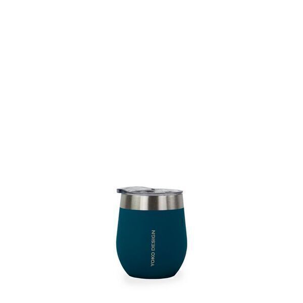 Yoko Design - MUGS ISOTHERME avec couvercles 250 ml BLEU CANARD Yoko Design - MUGS ISOTHERME avec couvercles 250 ml BLEU CANARD