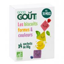 Good Gout - Biscuits formes et couleurs 80g - Dès 10 mois