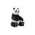 Hansa Peluche Geante Panda Assis 105 cm H 52cm l et 92 cm L