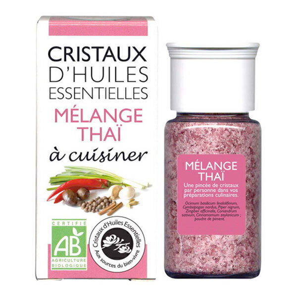Aromandise - Cristaux d'Huiles Ess. Bio Mélange Thai 20g Aromandise - Cristaux d'Huiles Ess. Bio Mélange Thai 20g