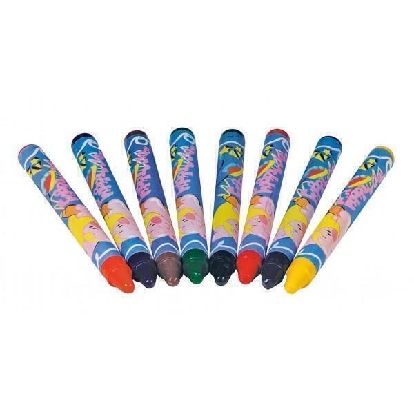 Dam - 8 Crayons de coloriage pour textile - Dès 3 ans