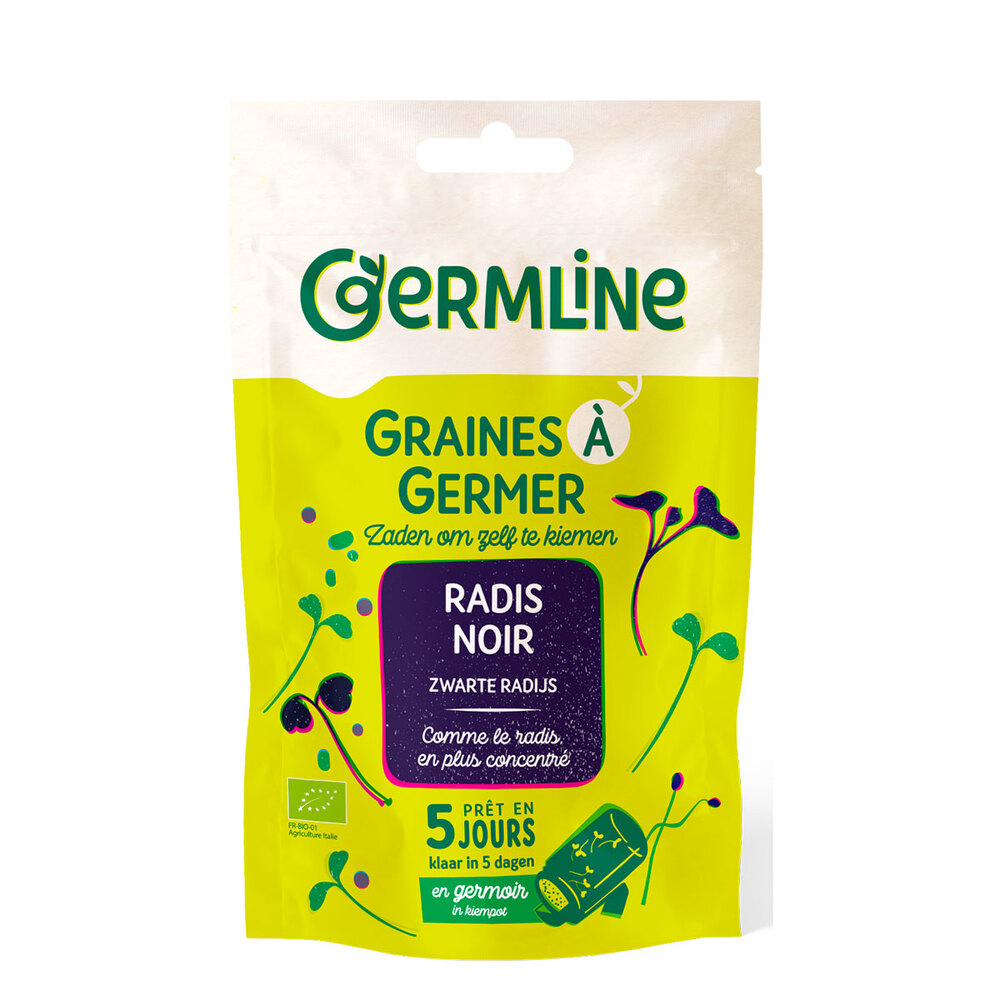 Germ'line - Graines à germer radis noir Bio 150g