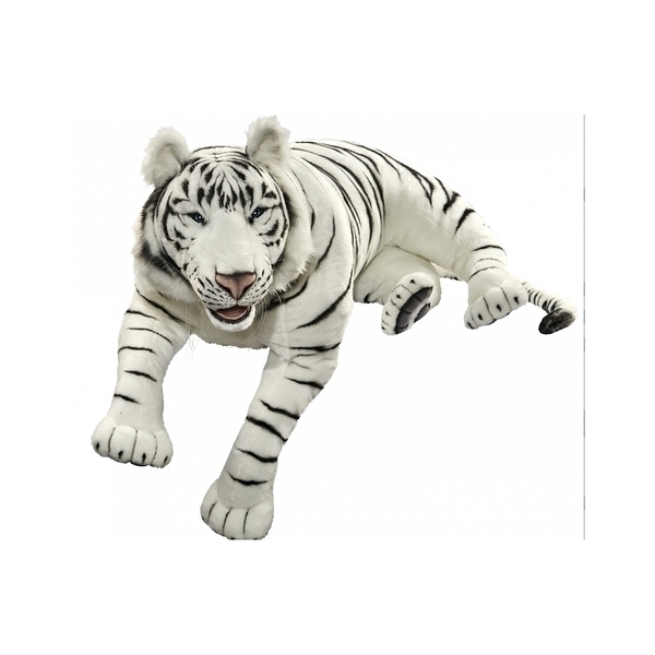 Hansa - Hansa peluche Geante Tigre Blanc Couche 150 cm L