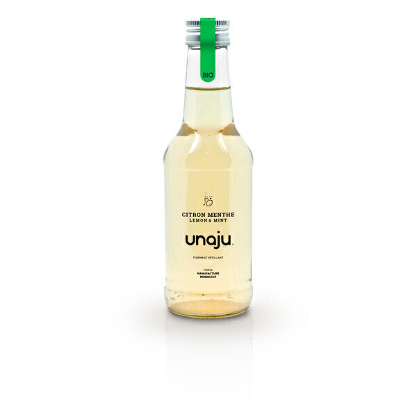 Unaju - Boisson pétillante citron menthe 25cl Unaju - Boisson pétillante citron menthe 25cl