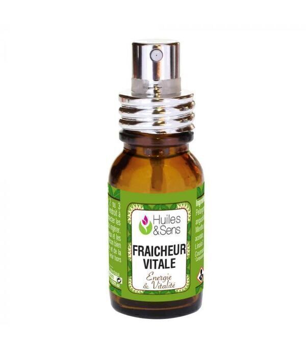 Huiles & Sens - Spray d'huiles essentielles Fraîcheur Vitale