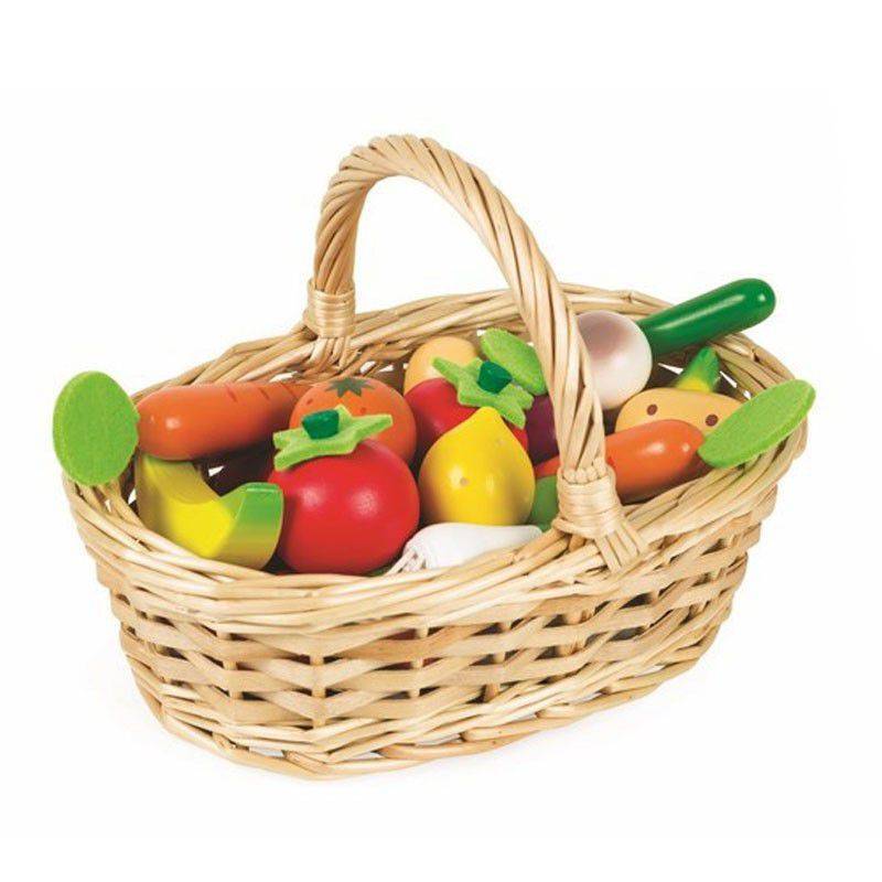 Janod - Panier de 24 Fruits et Légumes