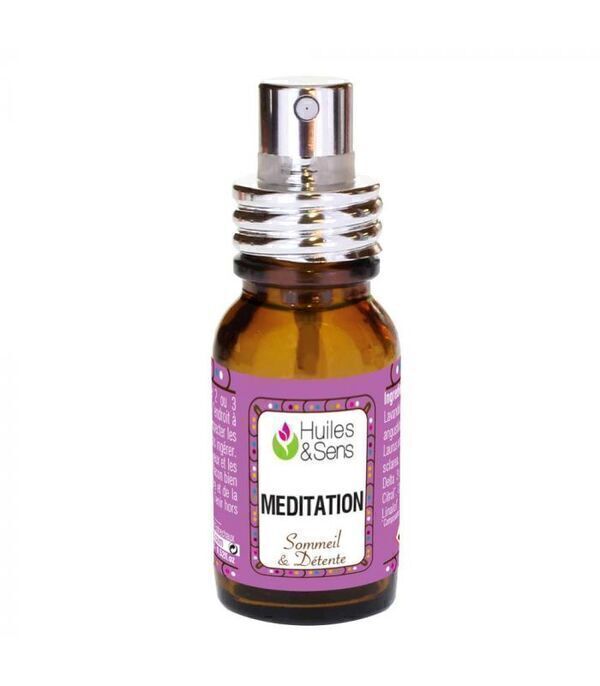Huiles & Sens - Spray d'huiles essentielles Méditation