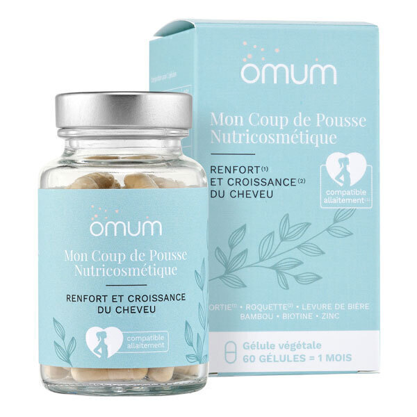 Omum - Mon Coup de Pousse nutricosmétique 60 gélules