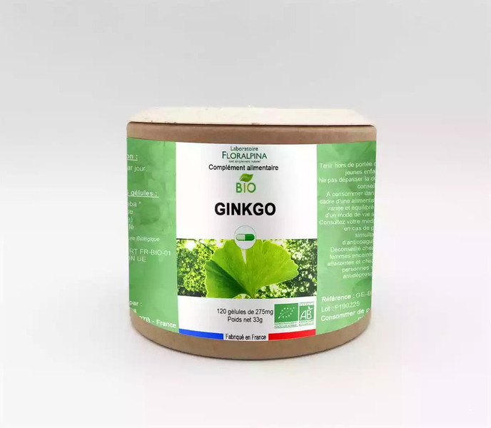 Rue des Plantes - Ginkgo BIO 120 gélules Rue des Plantes - Ginkgo BIO 120 gélules