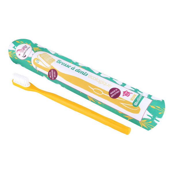 Lamazuna - Brosse à dents rechargeable médium Jaune Lamazuna - Brosse à dents rechargeable médium Jaune