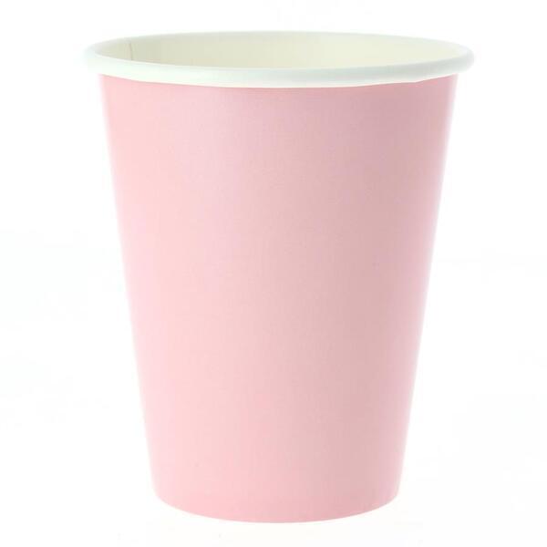 EXCLUSIVE TRADE - 8 Gobelets Compostable Rose