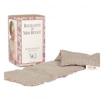 Mille oreillers - Bouillotte de Miss Bennet en lin naturel - 15 x 47 cm