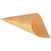 PAPSTAR - 50 Cornets (12 cm) - Feuille de bois