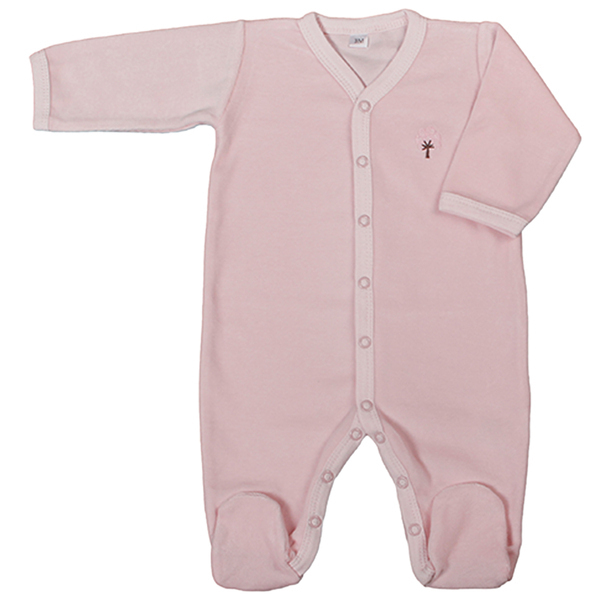 Eveil & Nature - Pyjama velours 12 mois  Coton bio Rose