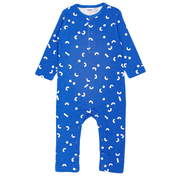 Pyjamas Bebe 6 Mois Motif Play Bleu Trixie Baby