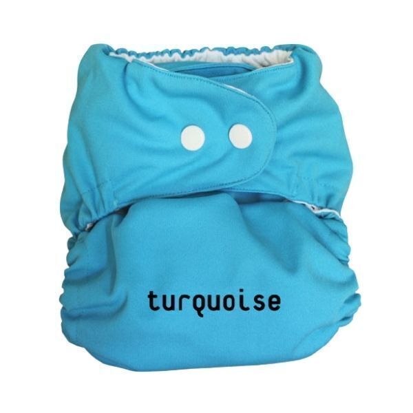 P'tits Dessous - Couche lavable bébé So Easy, Taille 2 (8-16 kg) - Turquoise