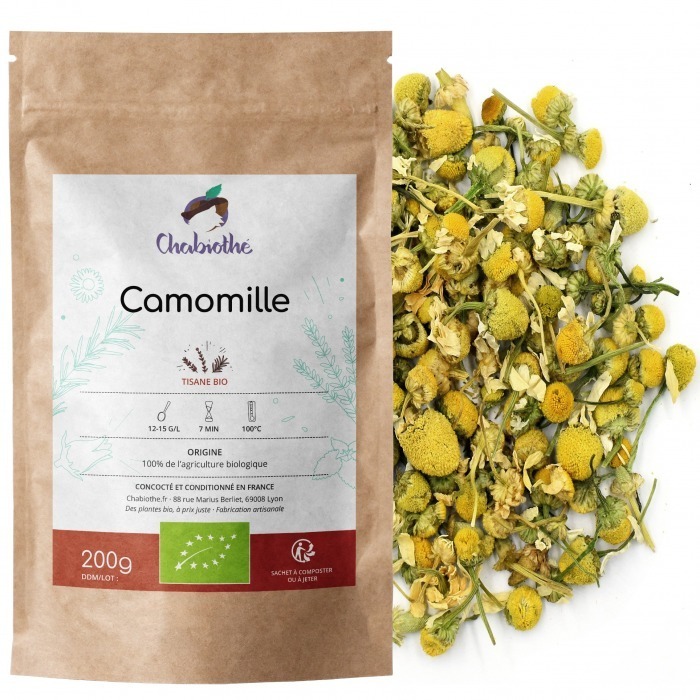 Chabiothé - Fleurs de Camomille Bio 200g