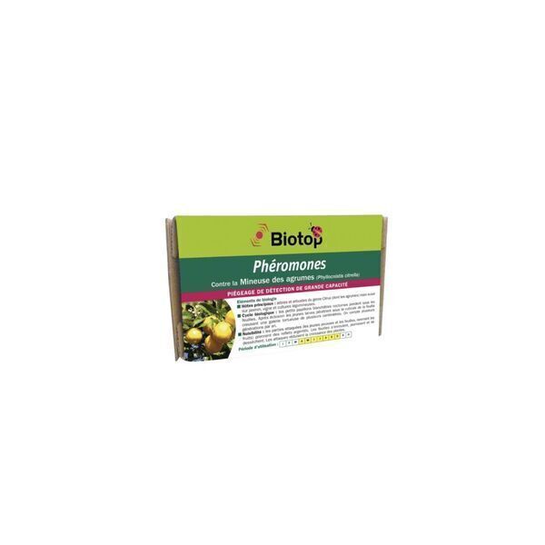 Biotop - Phéromone Mineuse des agrumes (2 capsules)