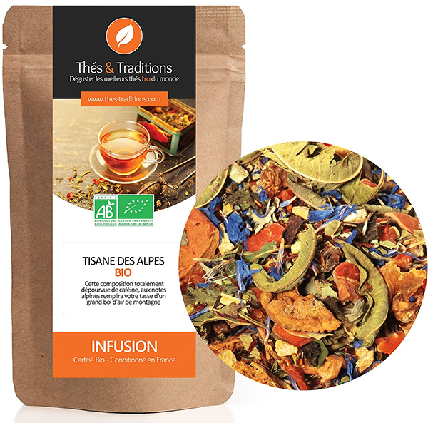 Thés & Traditions - Tisane des Alpes - Orange BIO