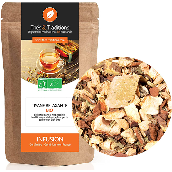 Tisane relaxante BIO | Thés & Traditions | Acheter sur Greenweez.com