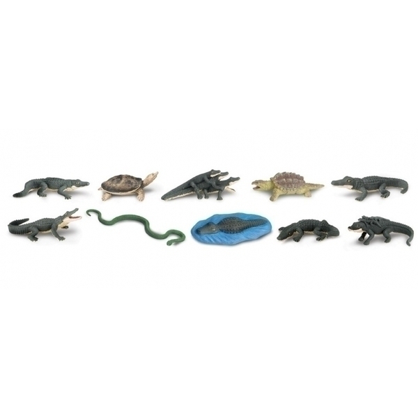 Safari - 10 figurines Alligators