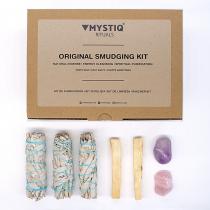 Mystiq Yoga - Kit de Purification ORIGINAL - Sauge, Palo Santo - Encens