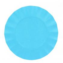 EXCLUSIVE TRADE - 8 Petites Assiettes Compostable Turquoise